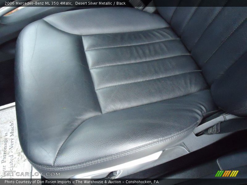 Desert Silver Metallic / Black 2006 Mercedes-Benz ML 350 4Matic