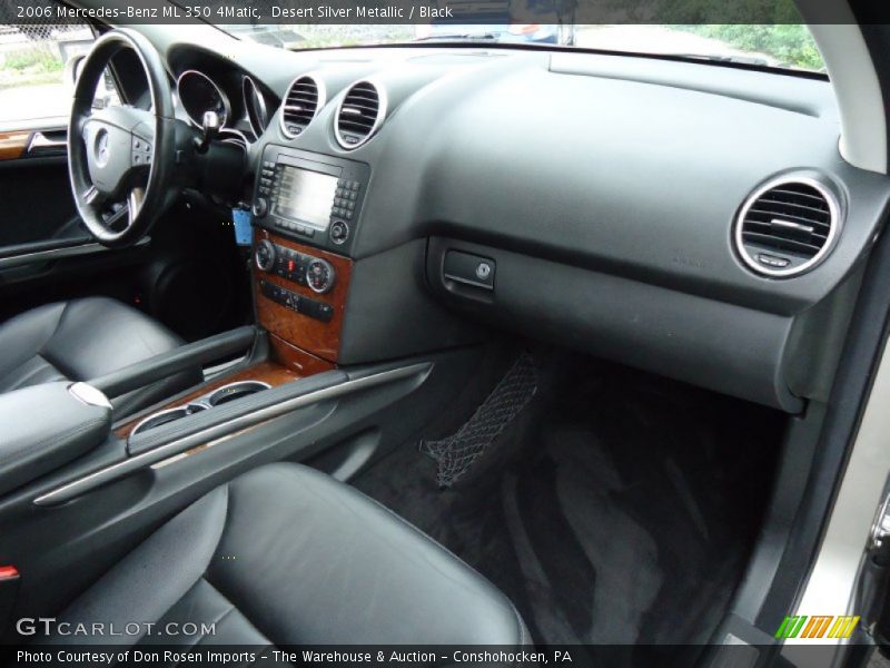Desert Silver Metallic / Black 2006 Mercedes-Benz ML 350 4Matic
