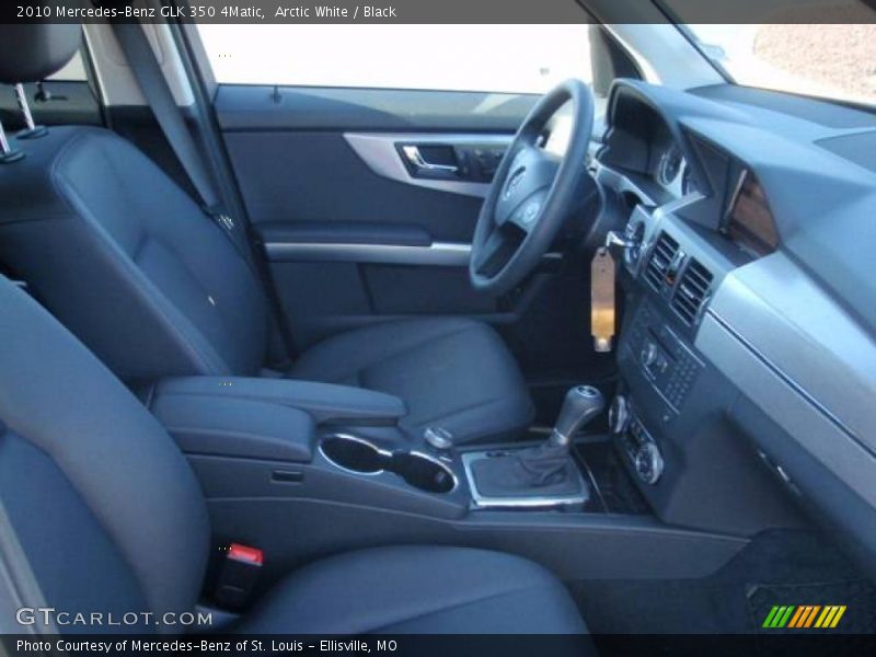 Arctic White / Black 2010 Mercedes-Benz GLK 350 4Matic