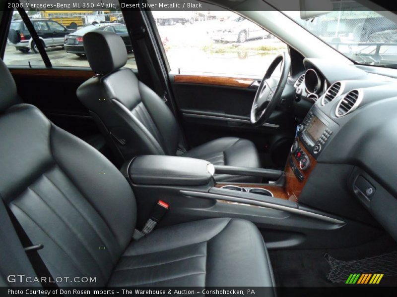 Desert Silver Metallic / Black 2006 Mercedes-Benz ML 350 4Matic
