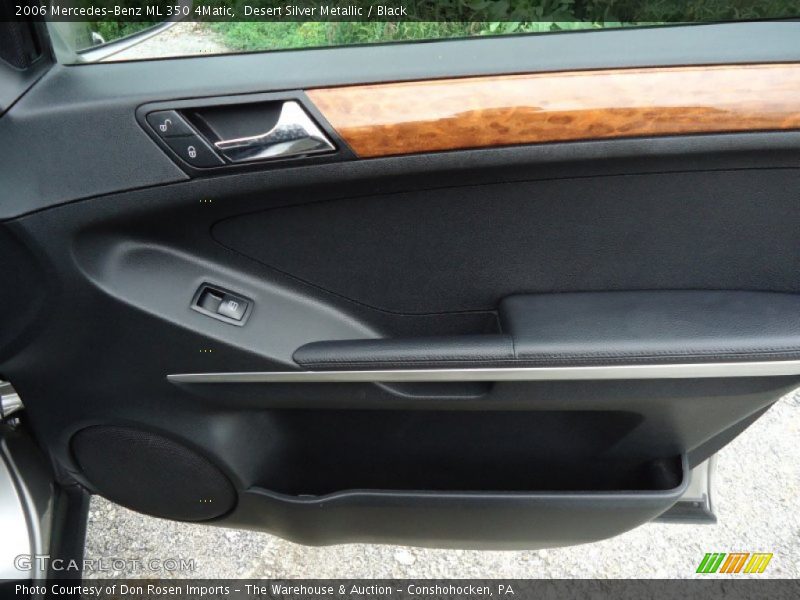 Desert Silver Metallic / Black 2006 Mercedes-Benz ML 350 4Matic