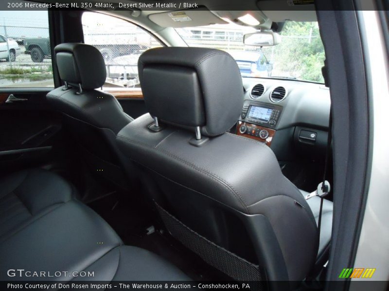 Desert Silver Metallic / Black 2006 Mercedes-Benz ML 350 4Matic