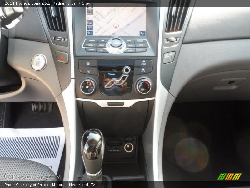 Radiant Silver / Gray 2011 Hyundai Sonata SE