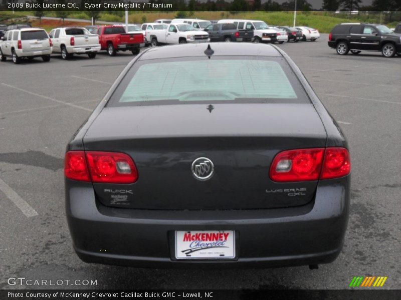 Cyber Gray Metallic / Titanium 2009 Buick Lucerne CXL