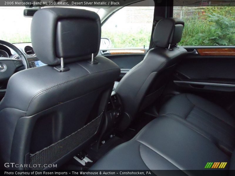 Desert Silver Metallic / Black 2006 Mercedes-Benz ML 350 4Matic
