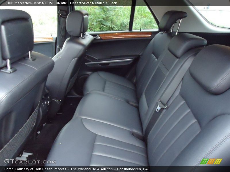 Desert Silver Metallic / Black 2006 Mercedes-Benz ML 350 4Matic