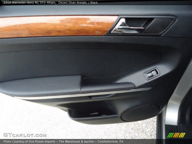 Desert Silver Metallic / Black 2006 Mercedes-Benz ML 350 4Matic