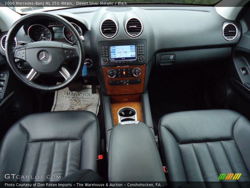 Desert Silver Metallic / Black 2006 Mercedes-Benz ML 350 4Matic