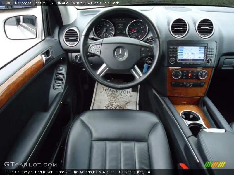 Desert Silver Metallic / Black 2006 Mercedes-Benz ML 350 4Matic