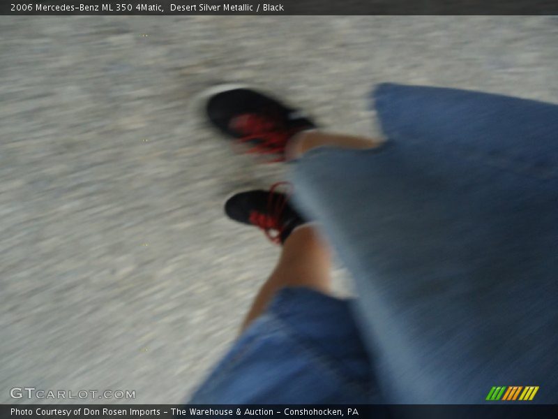 Desert Silver Metallic / Black 2006 Mercedes-Benz ML 350 4Matic
