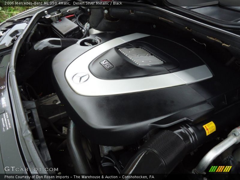 Desert Silver Metallic / Black 2006 Mercedes-Benz ML 350 4Matic