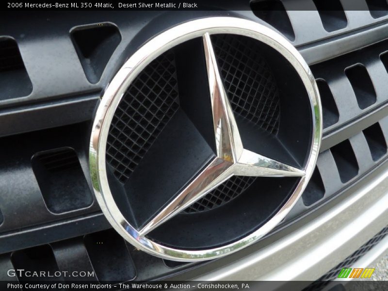 Desert Silver Metallic / Black 2006 Mercedes-Benz ML 350 4Matic