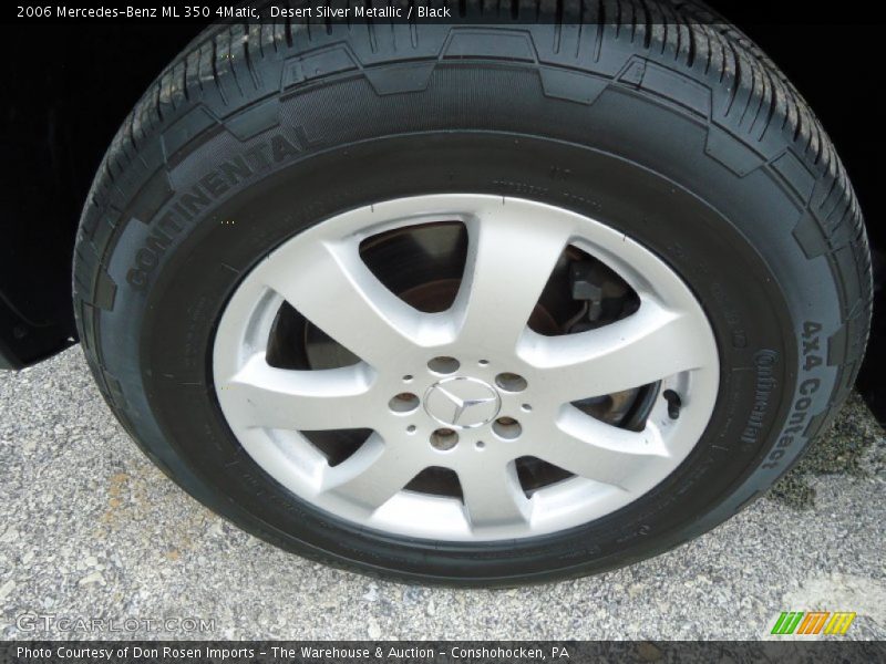 Desert Silver Metallic / Black 2006 Mercedes-Benz ML 350 4Matic