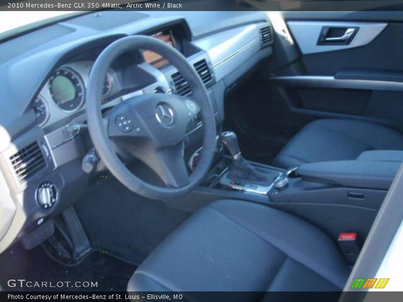 Arctic White / Black 2010 Mercedes-Benz GLK 350 4Matic
