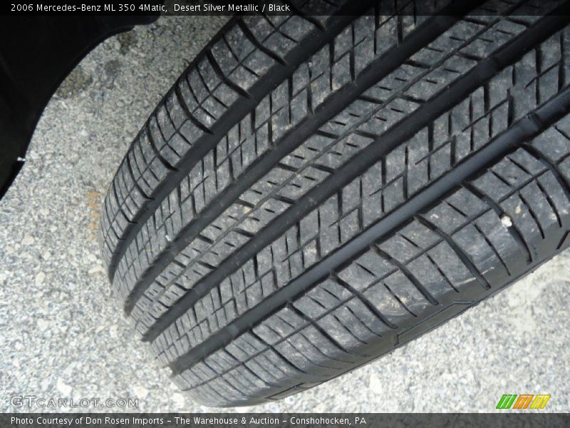 Desert Silver Metallic / Black 2006 Mercedes-Benz ML 350 4Matic