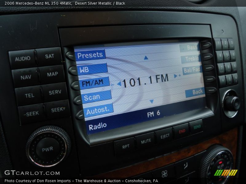 Desert Silver Metallic / Black 2006 Mercedes-Benz ML 350 4Matic