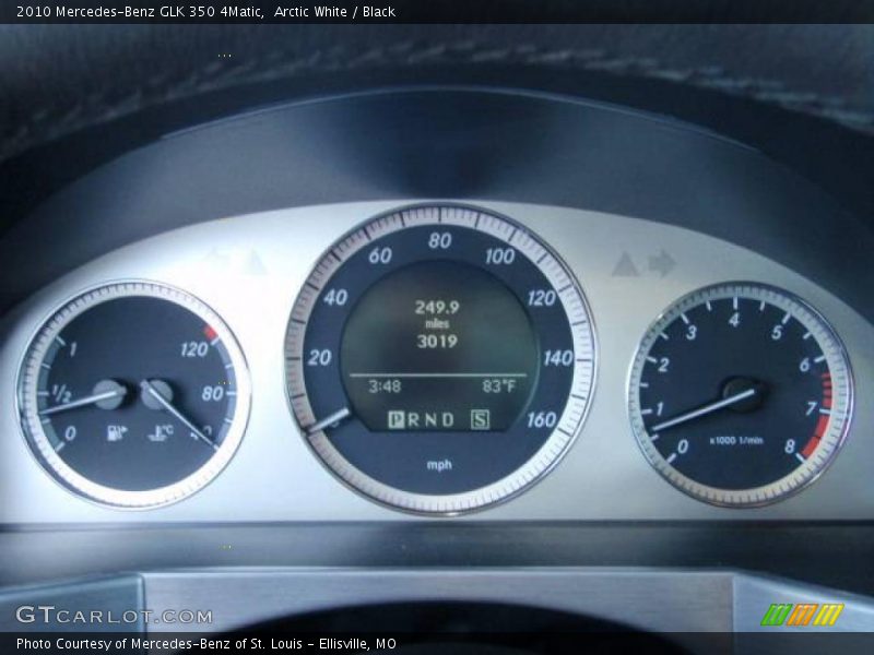 Arctic White / Black 2010 Mercedes-Benz GLK 350 4Matic