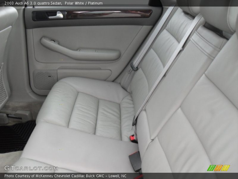 Polar White / Platinum 2003 Audi A6 3.0 quattro Sedan