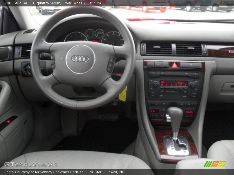 Polar White / Platinum 2003 Audi A6 3.0 quattro Sedan