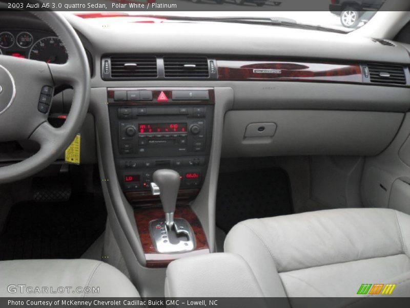 Polar White / Platinum 2003 Audi A6 3.0 quattro Sedan