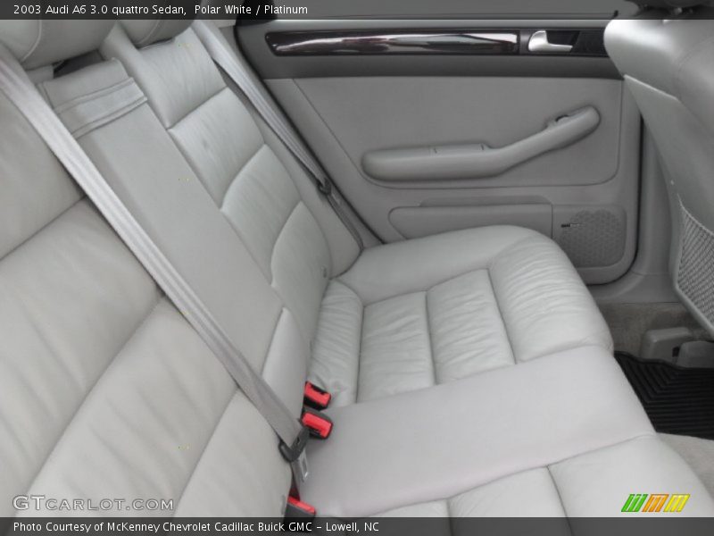 Polar White / Platinum 2003 Audi A6 3.0 quattro Sedan