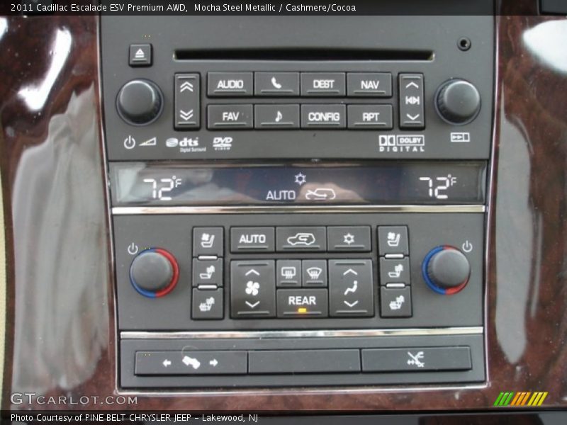 Mocha Steel Metallic / Cashmere/Cocoa 2011 Cadillac Escalade ESV Premium AWD