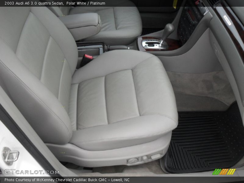 Polar White / Platinum 2003 Audi A6 3.0 quattro Sedan