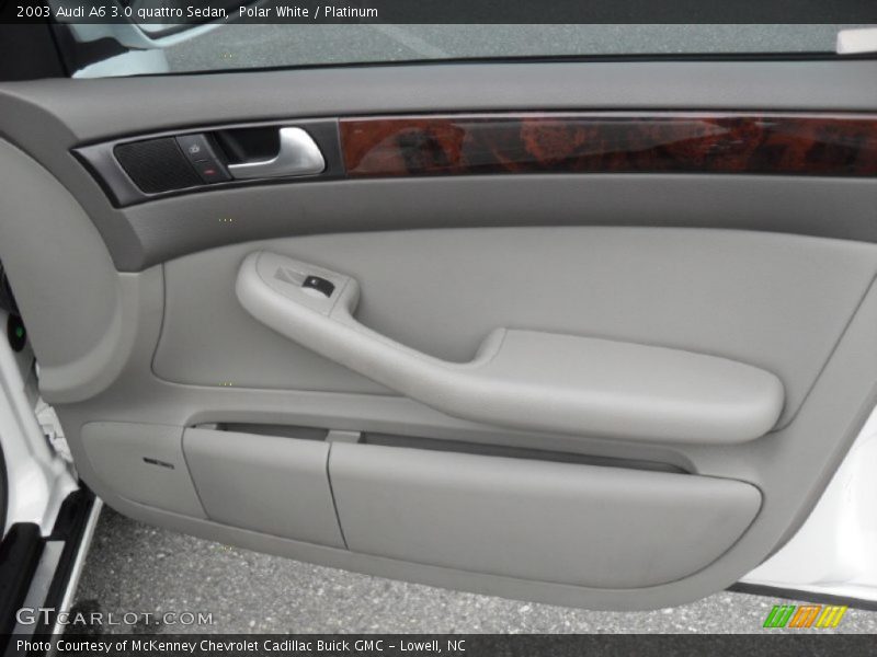 Polar White / Platinum 2003 Audi A6 3.0 quattro Sedan