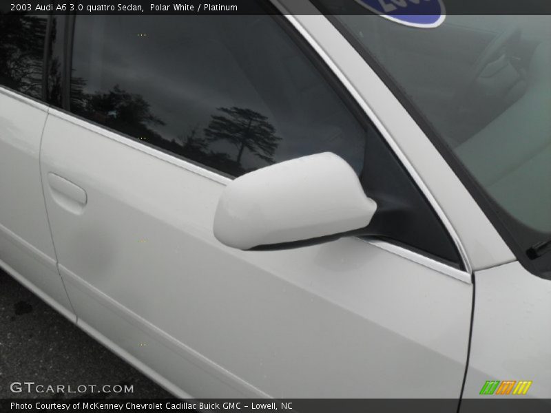 Polar White / Platinum 2003 Audi A6 3.0 quattro Sedan