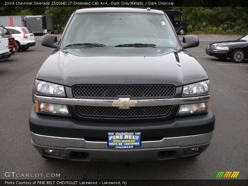 Dark Gray Metallic / Dark Charcoal 2004 Chevrolet Silverado 2500HD LT Extended Cab 4x4