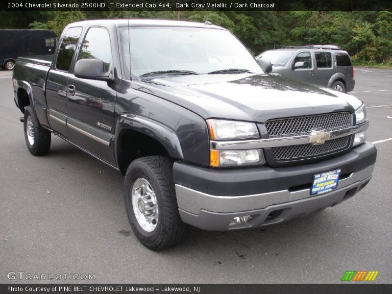 Dark Gray Metallic / Dark Charcoal 2004 Chevrolet Silverado 2500HD LT Extended Cab 4x4