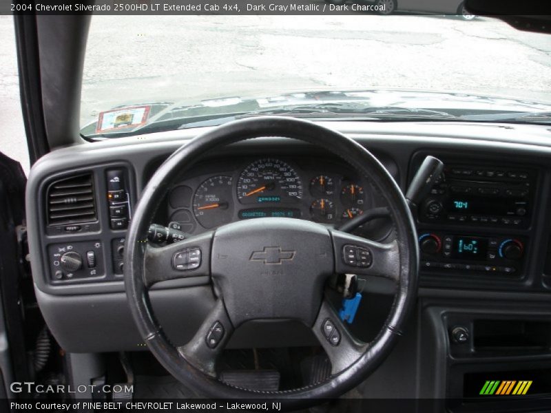 Dark Gray Metallic / Dark Charcoal 2004 Chevrolet Silverado 2500HD LT Extended Cab 4x4