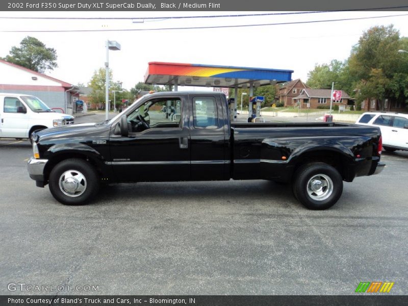 Black / Medium Flint 2002 Ford F350 Super Duty XLT SuperCab Dually