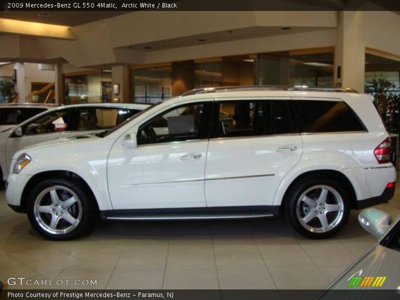 Arctic White / Black 2009 Mercedes-Benz GL 550 4Matic