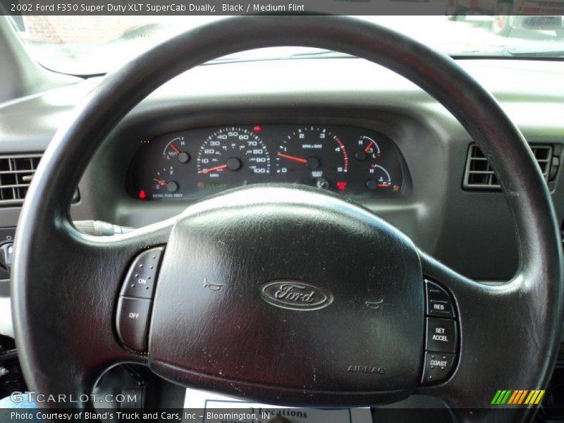 Black / Medium Flint 2002 Ford F350 Super Duty XLT SuperCab Dually