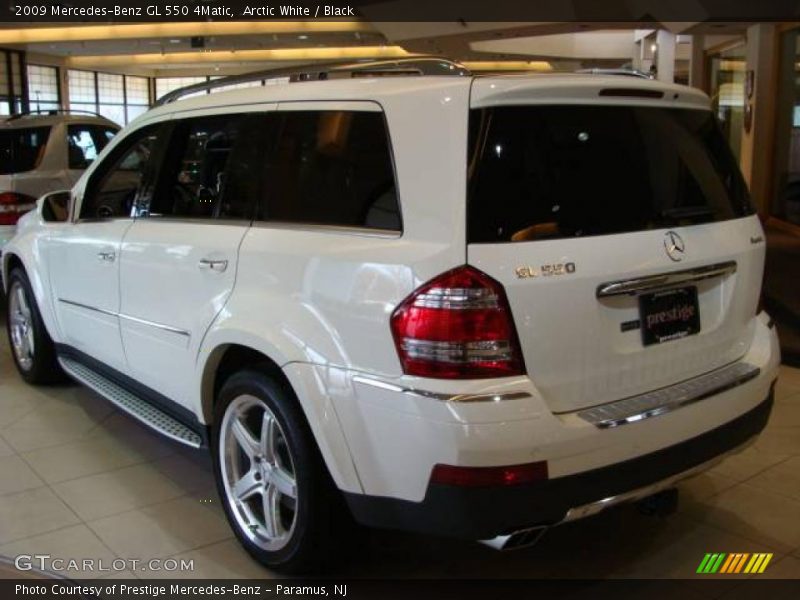 Arctic White / Black 2009 Mercedes-Benz GL 550 4Matic