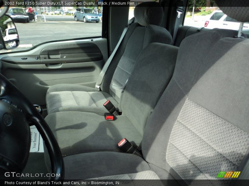 Black / Medium Flint 2002 Ford F350 Super Duty XLT SuperCab Dually