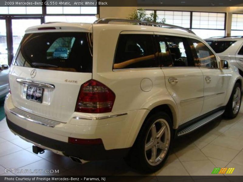 Arctic White / Black 2009 Mercedes-Benz GL 550 4Matic