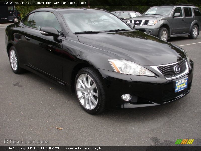  2010 IS 250C Convertible Obsidian Black