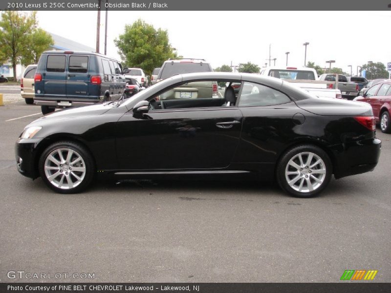 Obsidian Black / Black 2010 Lexus IS 250C Convertible