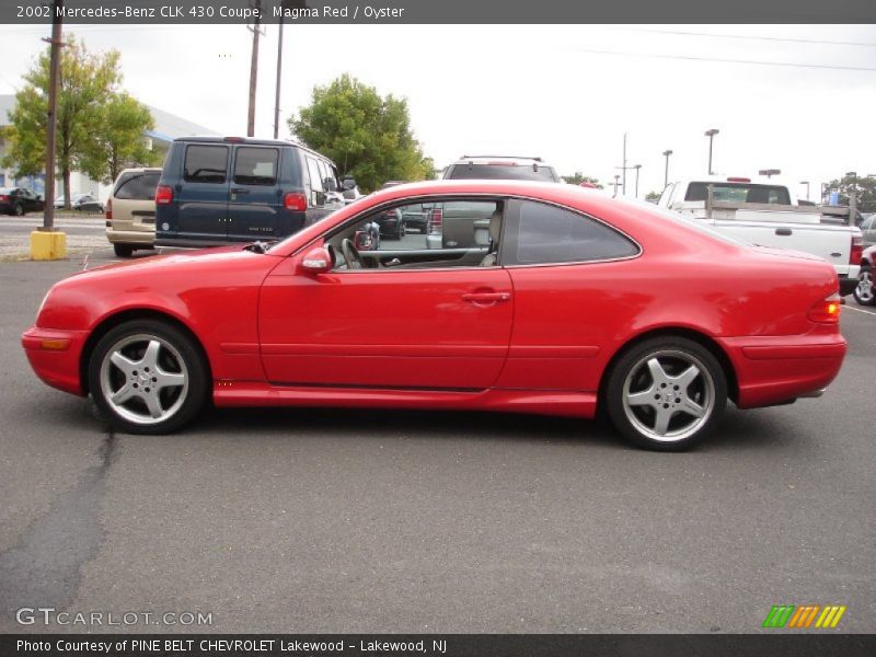  2002 CLK 430 Coupe Magma Red