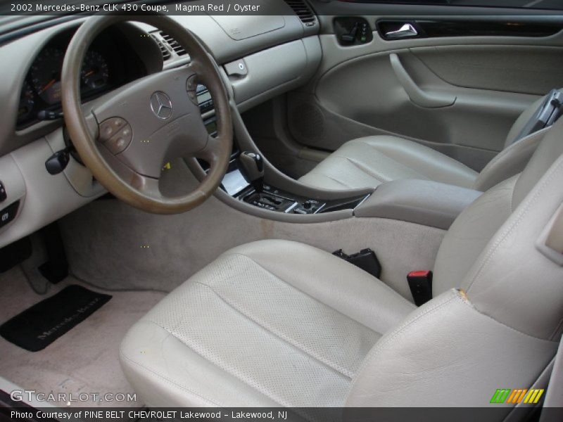  2002 CLK 430 Coupe Oyster Interior