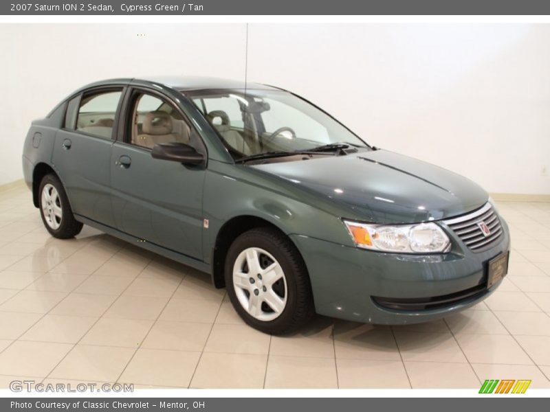 Cypress Green / Tan 2007 Saturn ION 2 Sedan