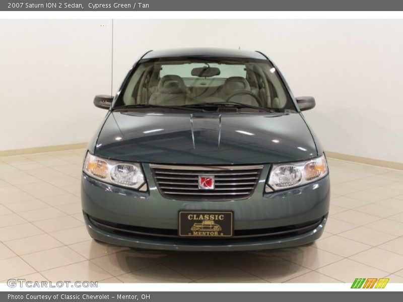 Cypress Green / Tan 2007 Saturn ION 2 Sedan
