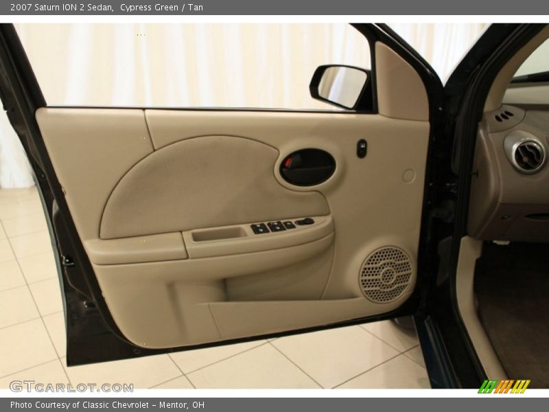 Cypress Green / Tan 2007 Saturn ION 2 Sedan