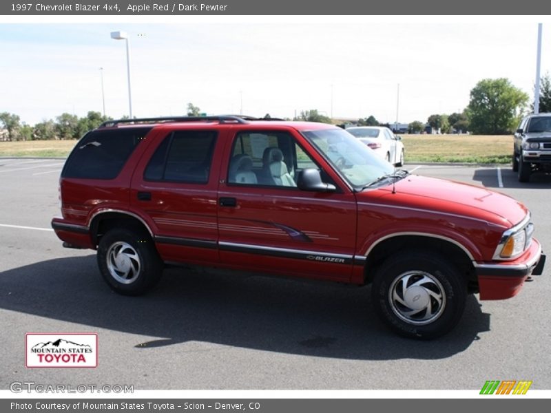 Apple Red / Dark Pewter 1997 Chevrolet Blazer 4x4