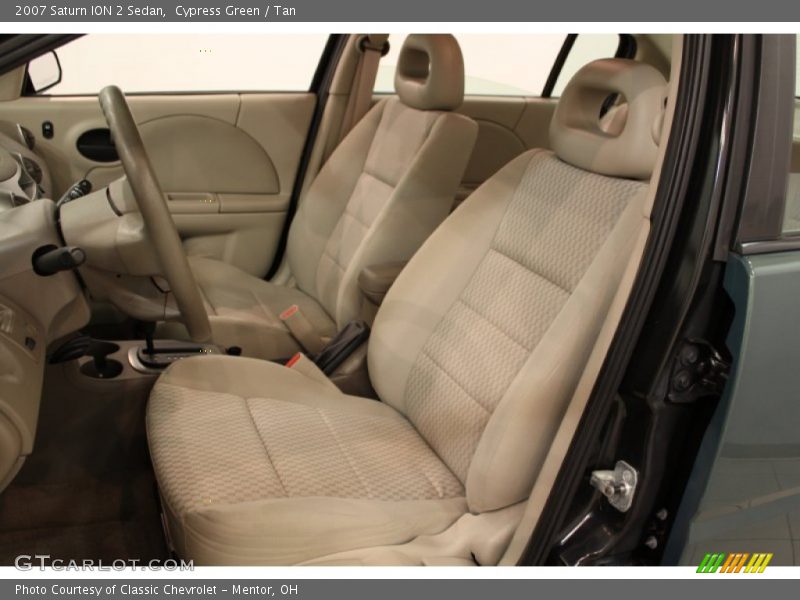 Cypress Green / Tan 2007 Saturn ION 2 Sedan