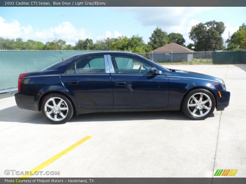 Blue Onyx / Light Gray/Ebony 2003 Cadillac CTS Sedan