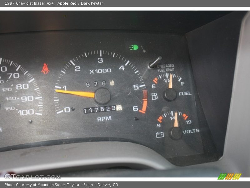 Apple Red / Dark Pewter 1997 Chevrolet Blazer 4x4