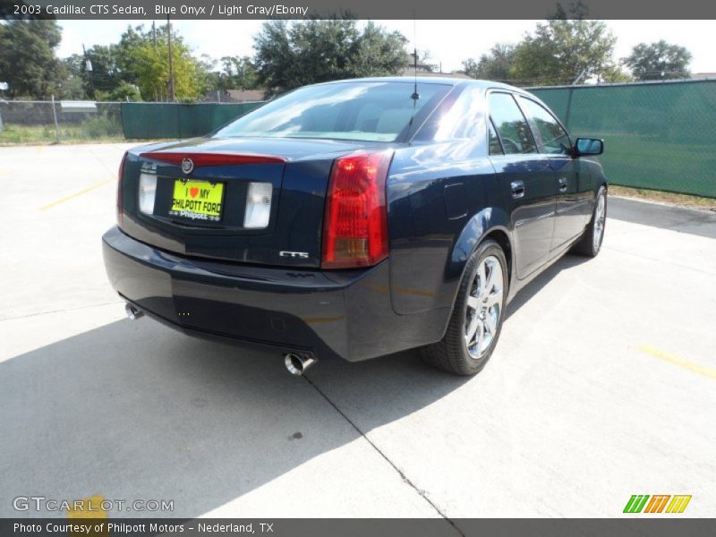 Blue Onyx / Light Gray/Ebony 2003 Cadillac CTS Sedan